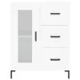 White engineered wood sideboard 69.5x34x90 cm by vidaXL, Sideboards - Ref: Foro24-828044, Price: 88,33 €, Discount: %