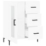 Sideboard aus weißem Holzwerkstoff 69,5x34x90 cm von vidaXL, Sideboards - Ref: Foro24-828044, Preis: 89,26 €, Rabatt: %