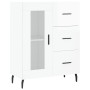 Hochglanzweißes Sperrholz-Sideboard 69,5 x 34 x 90 cm von vidaXL, Sideboards - Ref: Foro24-828062, Preis: 108,83 €, Rabatt: %