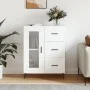 Aparador de madera de ingeniería blanco 69,5x34x90 cm de vidaXL, Aparadores - Ref: Foro24-828060, Precio: 101,28 €, Descuento: %