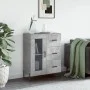 Concrete gray engineered wood sideboard 69.5x34x90 cm by vidaXL, Sideboards - Ref: Foro24-828056, Price: 103,81 €, Discount: %