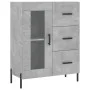Concrete gray engineered wood sideboard 69.5x34x90 cm by vidaXL, Sideboards - Ref: Foro24-828056, Price: 103,81 €, Discount: %