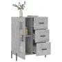 Concrete gray engineered wood sideboard 69.5x34x90 cm by vidaXL, Sideboards - Ref: Foro24-828056, Price: 103,81 €, Discount: %