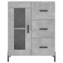 Aparador de madera de ingeniería gris hormigón 69,5x34x90 cm de vidaXL, Aparadores - Ref: Foro24-828056, Precio: 105,00 €, De...