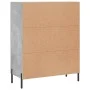 Concrete gray engineered wood sideboard 69.5x34x90 cm by vidaXL, Sideboards - Ref: Foro24-828056, Price: 103,81 €, Discount: %