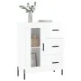 Hochglanzweißes Sperrholz-Sideboard 69,5 x 34 x 90 cm von vidaXL, Sideboards - Ref: Foro24-828054, Preis: 84,39 €, Rabatt: %