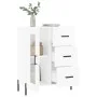 Hochglanzweißes Sperrholz-Sideboard 69,5 x 34 x 90 cm von vidaXL, Sideboards - Ref: Foro24-828054, Preis: 84,39 €, Rabatt: %