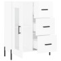 Glossy white plywood sideboard 69.5x34x90 cm by vidaXL, Sideboards - Ref: Foro24-828054, Price: 85,15 €, Discount: %