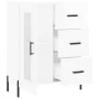 Hochglanzweißes Sperrholz-Sideboard 69,5 x 34 x 90 cm von vidaXL, Sideboards - Ref: Foro24-828054, Preis: 84,39 €, Rabatt: %