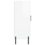Glossy white plywood sideboard 69.5x34x90 cm by vidaXL, Sideboards - Ref: Foro24-828054, Price: 85,15 €, Discount: %