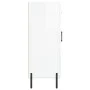 Hochglanzweißes Sperrholz-Sideboard 69,5 x 34 x 90 cm von vidaXL, Sideboards - Ref: Foro24-828054, Preis: 84,39 €, Rabatt: %