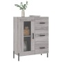 Aparador de madera de ingeniería gris Sonoma 69,5x34x90 cm de vidaXL, Aparadores - Ref: Foro24-828058, Precio: 108,96 €, Desc...