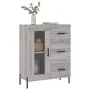Sonoma-graues Sideboard aus Holzwerkstoff, 69,5 x 34 x 90 cm von vidaXL, Sideboards - Ref: Foro24-828058, Preis: 107,59 €, Ra...