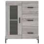 Aparador de madera de ingeniería gris Sonoma 69,5x34x90 cm de vidaXL, Aparadores - Ref: Foro24-828058, Precio: 108,96 €, Desc...