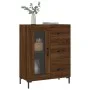 Oak brown engineered wood sideboard 69.5x34x90 cm by vidaXL, Sideboards - Ref: Foro24-828051, Price: 100,99 €, Discount: %