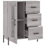 Aparador de madera de ingeniería gris Sonoma 69,5x34x90 cm de vidaXL, Aparadores - Ref: Foro24-828058, Precio: 108,96 €, Desc...