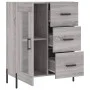 Sonoma-graues Sideboard aus Holzwerkstoff, 69,5 x 34 x 90 cm von vidaXL, Sideboards - Ref: Foro24-828058, Preis: 107,59 €, Ra...