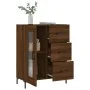 Oak brown engineered wood sideboard 69.5x34x90 cm by vidaXL, Sideboards - Ref: Foro24-828051, Price: 100,99 €, Discount: %