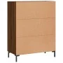 Oak brown engineered wood sideboard 69.5x34x90 cm by vidaXL, Sideboards - Ref: Foro24-828051, Price: 100,99 €, Discount: %