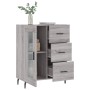 Sonoma gray engineered wood sideboard 69.5x34x90 cm by vidaXL, Sideboards - Ref: Foro24-828066, Price: 102,09 €, Discount: %