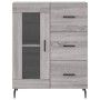 Sonoma gray engineered wood sideboard 69.5x34x90 cm by vidaXL, Sideboards - Ref: Foro24-828066, Price: 102,09 €, Discount: %