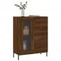 Aparador de madera de ingeniería marrón roble 69,5x34x90 cm de vidaXL, Aparadores - Ref: Foro24-828059, Precio: 107,59 €, Des...