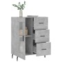 Betongraues Sideboard aus Holzwerkstoff, 69,5 x 34 x 90 cm von vidaXL, Sideboards - Ref: Foro24-828064, Preis: 99,10 €, Rabat...