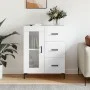 Sideboard aus glänzendem weißem Sperrholz 69,5x34x90 cm von vidaXL, Sideboards - Ref: Foro24-828046, Preis: 107,70 €, Rabatt: %