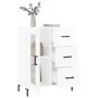 Sideboard aus glänzendem weißem Sperrholz 69,5x34x90 cm von vidaXL, Sideboards - Ref: Foro24-828046, Preis: 107,70 €, Rabatt: %
