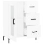 Sideboard aus glänzendem weißem Sperrholz 69,5x34x90 cm von vidaXL, Sideboards - Ref: Foro24-828046, Preis: 109,05 €, Rabatt: %