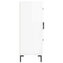 Sideboard aus glänzendem weißem Sperrholz 69,5x34x90 cm von vidaXL, Sideboards - Ref: Foro24-828046, Preis: 107,70 €, Rabatt: %