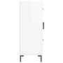 Sideboard aus glänzendem weißem Sperrholz 69,5x34x90 cm von vidaXL, Sideboards - Ref: Foro24-828046, Preis: 109,05 €, Rabatt: %