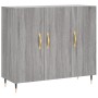 Engineered wood sideboard in Sonoma grey, 90x34x80 cm. by vidaXL, Sideboards - Ref: Foro24-828090, Price: 82,56 €, Discount: %