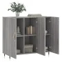 Engineered wood sideboard in Sonoma grey, 90x34x80 cm. by vidaXL, Sideboards - Ref: Foro24-828090, Price: 81,59 €, Discount: %