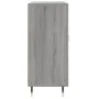 Engineered wood sideboard in Sonoma grey, 90x34x80 cm. by vidaXL, Sideboards - Ref: Foro24-828090, Price: 81,59 €, Discount: %