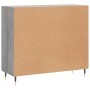 Engineered wood sideboard in Sonoma grey, 90x34x80 cm. by vidaXL, Sideboards - Ref: Foro24-828090, Price: 82,56 €, Discount: %