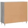 Engineered wood sideboard in Sonoma grey, 90x34x80 cm. by vidaXL, Sideboards - Ref: Foro24-828090, Price: 81,59 €, Discount: %