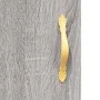 Engineered wood sideboard in Sonoma grey, 90x34x80 cm. by vidaXL, Sideboards - Ref: Foro24-828090, Price: 81,59 €, Discount: %