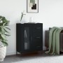 Black engineered wood sideboard 69.5x34x90 cm by vidaXL, Sideboards - Ref: Foro24-828053, Price: 108,74 €, Discount: %