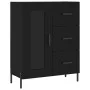 Black engineered wood sideboard 69.5x34x90 cm by vidaXL, Sideboards - Ref: Foro24-828053, Price: 107,41 €, Discount: %