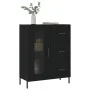 Black engineered wood sideboard 69.5x34x90 cm by vidaXL, Sideboards - Ref: Foro24-828053, Price: 107,41 €, Discount: %