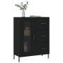 Schwarzes Sideboard aus Holzwerkstoff, 69,5 x 34 x 90 cm von vidaXL, Sideboards - Ref: Foro24-828053, Preis: 108,74 €, Rabatt: %