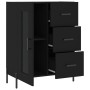 Schwarzes Sideboard aus Holzwerkstoff, 69,5 x 34 x 90 cm von vidaXL, Sideboards - Ref: Foro24-828053, Preis: 108,74 €, Rabatt: %
