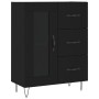 Schwarzes Sideboard aus Holzwerkstoff, 69,5 x 34 x 90 cm von vidaXL, Sideboards - Ref: Foro24-828037, Preis: 95,69 €, Rabatt: %
