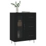 Aparador de madera de ingeniería negro 69,5x34x90 cm de vidaXL, Aparadores - Ref: Foro24-828037, Precio: 95,95 €