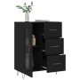 Schwarzes Sideboard aus Holzwerkstoff, 69,5 x 34 x 90 cm von vidaXL, Sideboards - Ref: Foro24-828037, Preis: 95,69 €, Rabatt: %