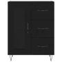 Black engineered wood sideboard 69.5x34x90 cm by vidaXL, Sideboards - Ref: Foro24-828037, Price: 94,54 €, Discount: %