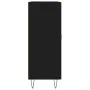 Black engineered wood sideboard 69.5x34x90 cm by vidaXL, Sideboards - Ref: Foro24-828037, Price: 94,54 €, Discount: %