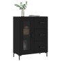 Schwarzes Sideboard aus Holzwerkstoff, 69,5 x 34 x 90 cm von vidaXL, Sideboards - Ref: Foro24-828045, Preis: 102,52 €, Rabatt: %