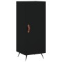 Aparador de madera contrachapada negro 34,5x34x90 cm de vidaXL, Aparadores - Ref: Foro24-828509, Precio: 58,89 €, Descuento: %